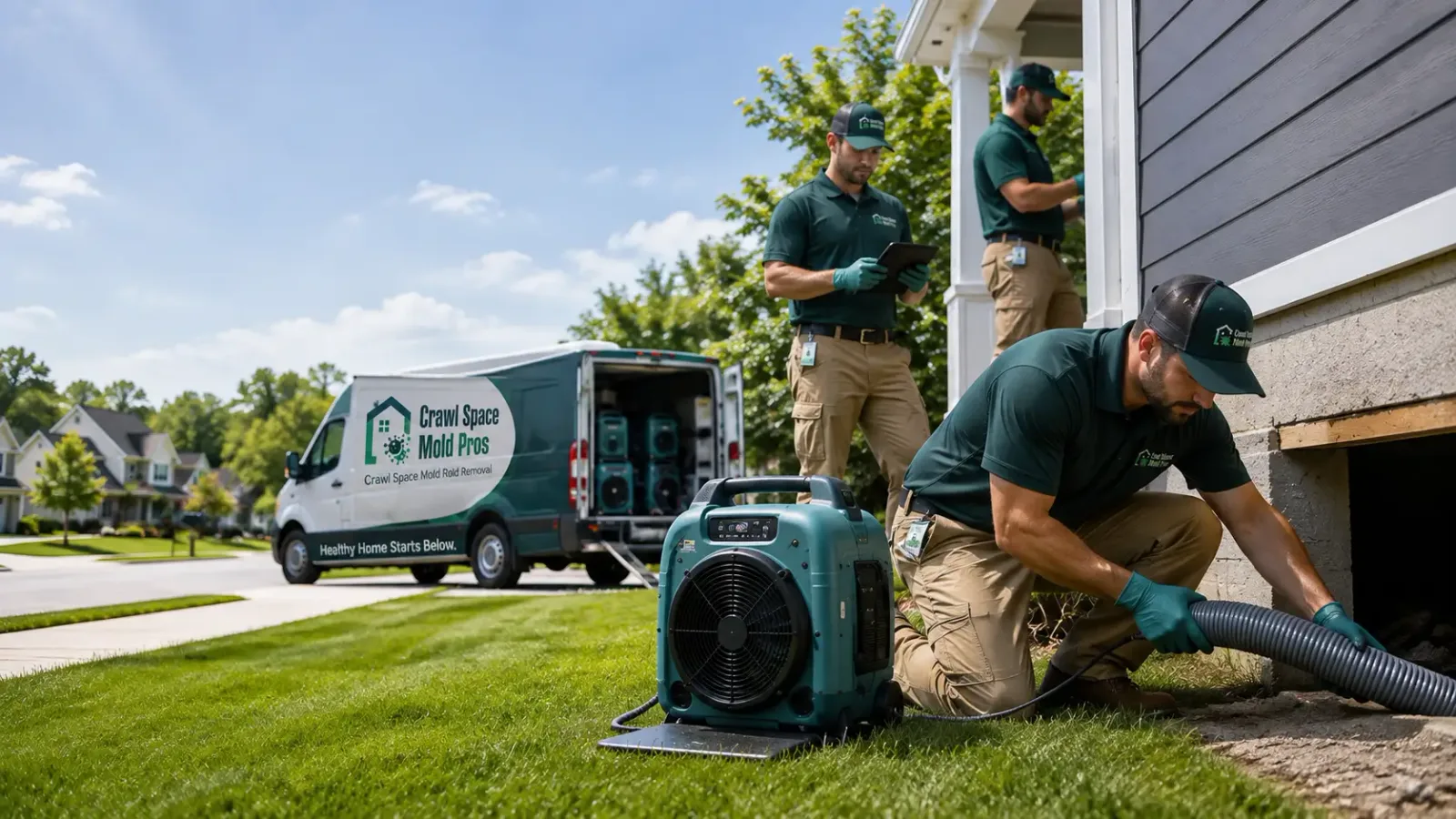 Crawl Space Mold Removal in Mound City, KS